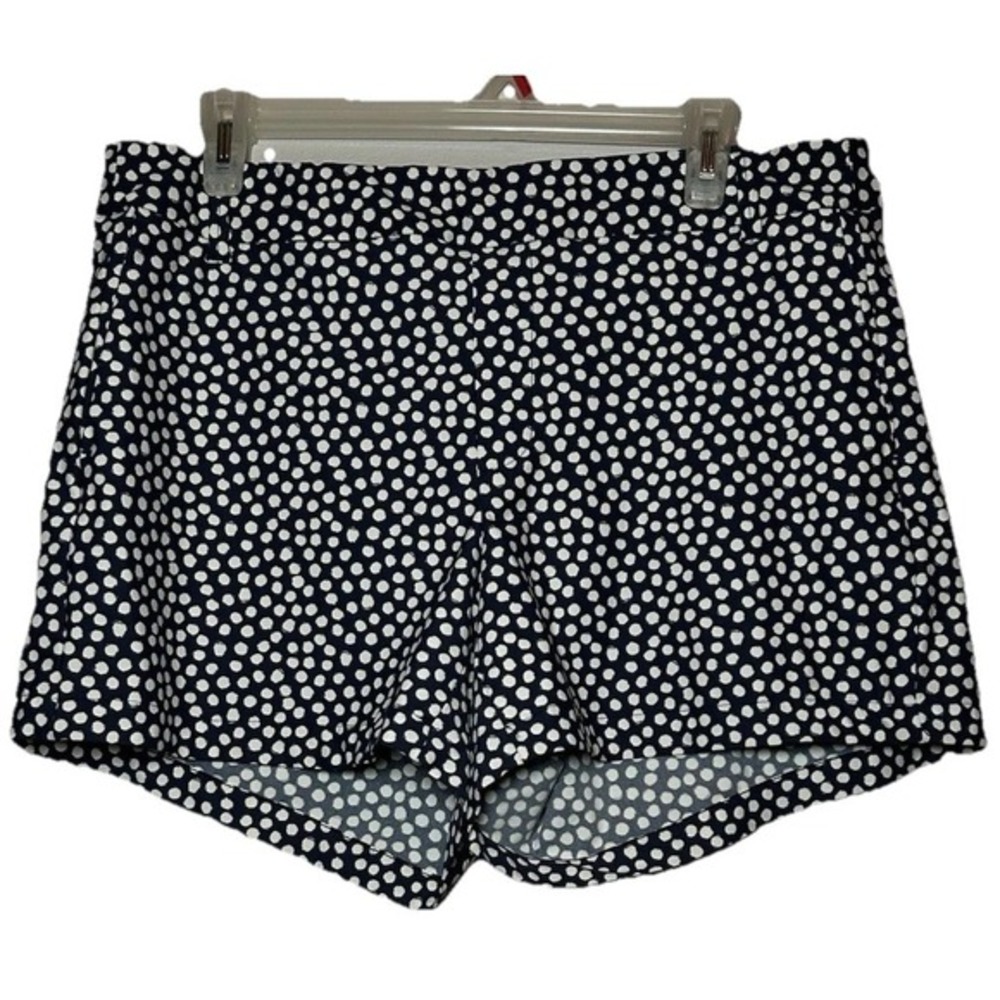 SPANX Women's Sunshine Shorts 4" Navy Polka Dot XL UPF 50+ Pull On Stretch Beach - Picture 2 of 5